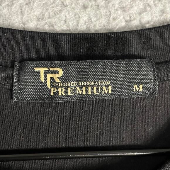 TR Tailored Recreation Men’s M Black Utility Pocket T-Shirt Premium Streetwear - Picture 6 of 7